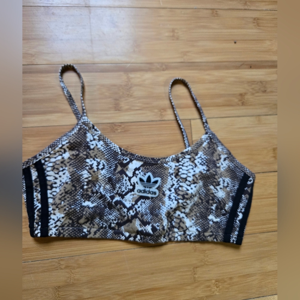 Adidas Snakeskin Pattern Sports tank